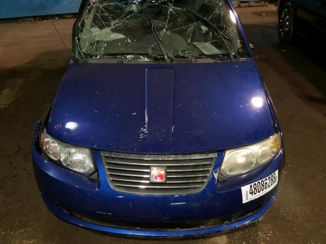 1G8AJ52F35Z145904 - 2005 SATURN ION LEVEL BLUE photo 7