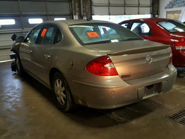 2G4WD582761150987 - 2006 BUICK LACROSSE C GOLD photo 3