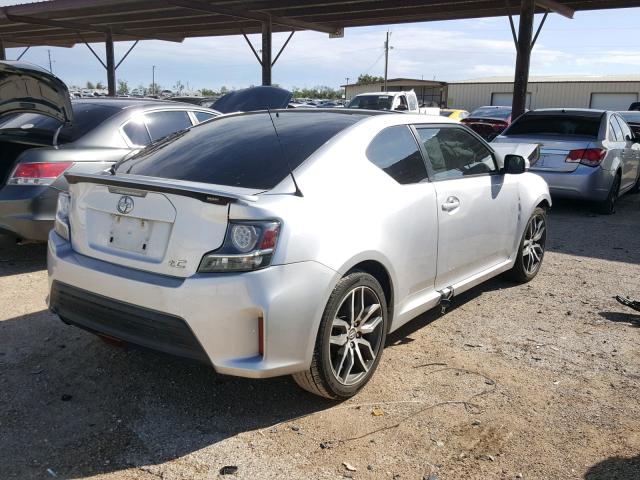 JTKJF5C79E3085945 - 2014 TOYOTA SCION TC ვერცხლისფერი ფოტო 4