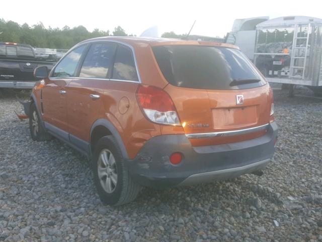 3GSCL33P28S578432 - 2008 SATURN VUE XE ORANGE photo 3