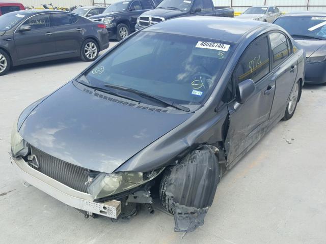 19XFA1F62BE036999 - 2011 HONDA CIVIC LX-S GRAY photo 2