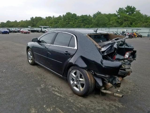 1G1ZH57B594188954 - 2009 CHEVROLET MALIBU 1LT BLACK photo 3