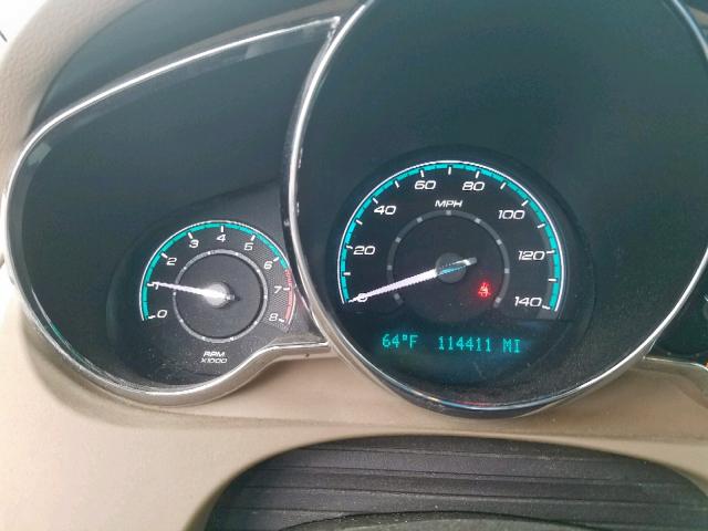 1G1ZH57B594188954 - 2009 CHEVROLET MALIBU 1LT BLACK photo 8