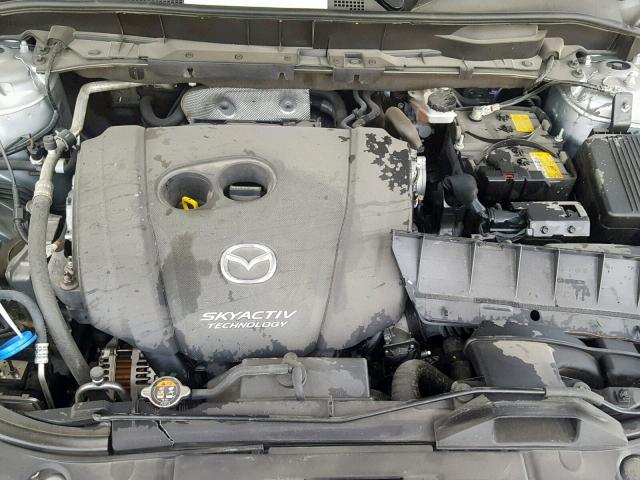 JM3KFACM9J0376278 - 2018 MAZDA CX-5 TOURI SILVER photo 7