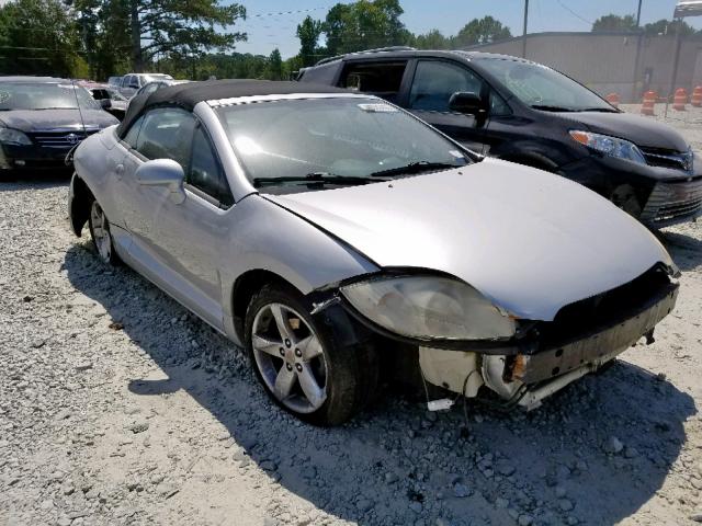 4A3AL25F68E026490 - 2008 MITSUBISHI ECLIPSE SP SILVER photo 1