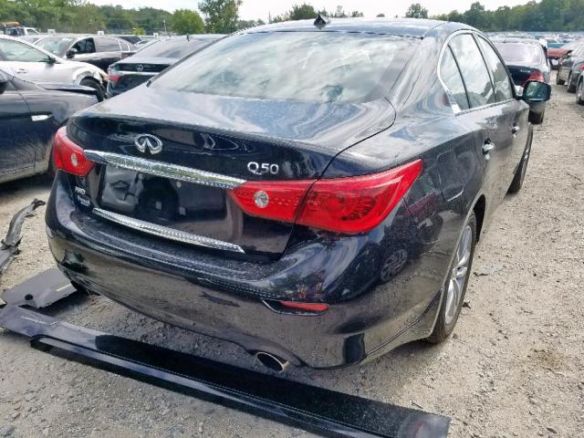 JN1EV7AR0GM341840 - 2016 INFINITI Q50 PREMIU BLACK photo 4