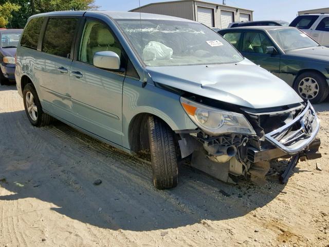 2V4RW3D19AR323177 - 2010 VOLKSWAGEN ROUTAN SE BLUE photo 1