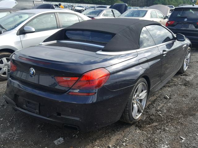 WBALZ5C52CC619884 - 2012 BMW 650 XI BLACK photo 4