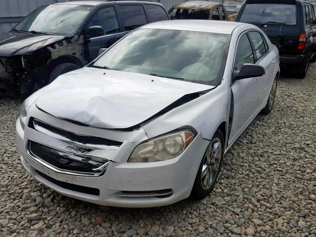 1G1ZG57B99F152451 - 2009 CHEVROLET MALIBU LS WHITE photo 2