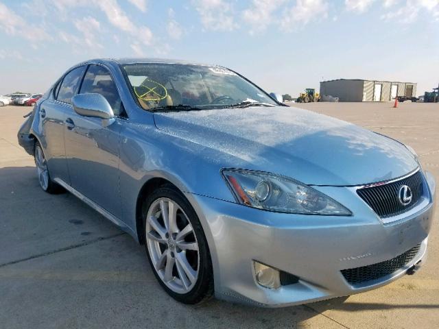 JTHBK262565019368 - 2006 LEXUS IS 250 BLUE photo 1