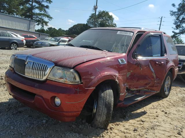 5LMEU88H95ZJ04808 - 2005 LINCOLN AVIATOR 红色 照片 2