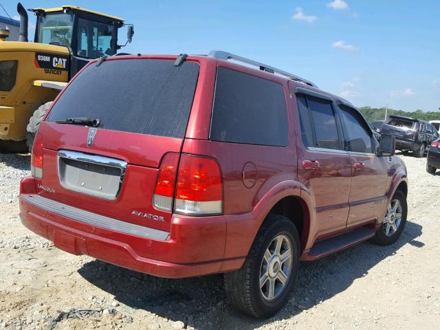 5LMEU88H95ZJ04808 - 2005 LINCOLN AVIATOR 红色 照片 4