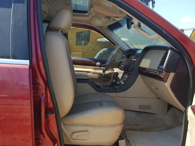 5LMEU88H95ZJ04808 - 2005 LINCOLN AVIATOR 红色 照片 5