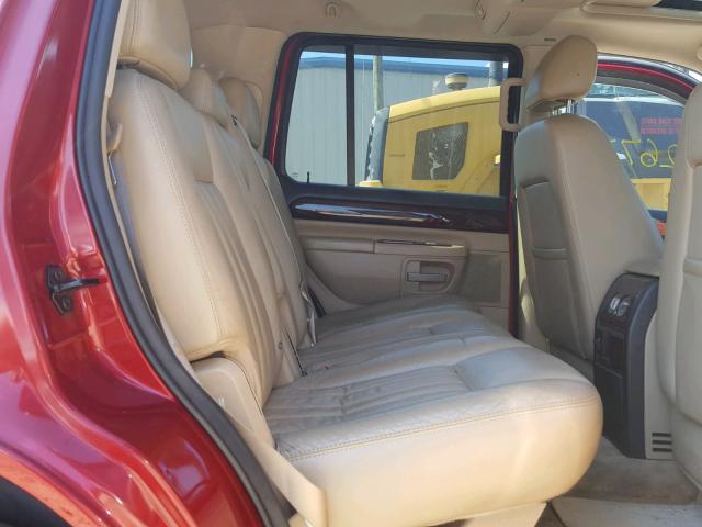 5LMEU88H95ZJ04808 - 2005 LINCOLN AVIATOR 红色 照片 6