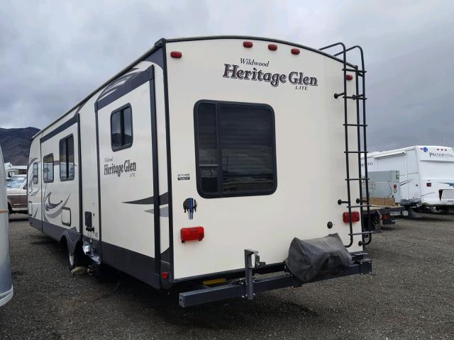 4X4TWBG21GU010466 - 2016 HERI 5TH WHEEL BEIGE photo 3