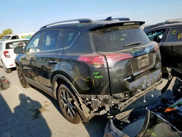 JTMJJREV6JD198801 - 2018 TOYOTA RAV4 HV SE BLACK photo 3