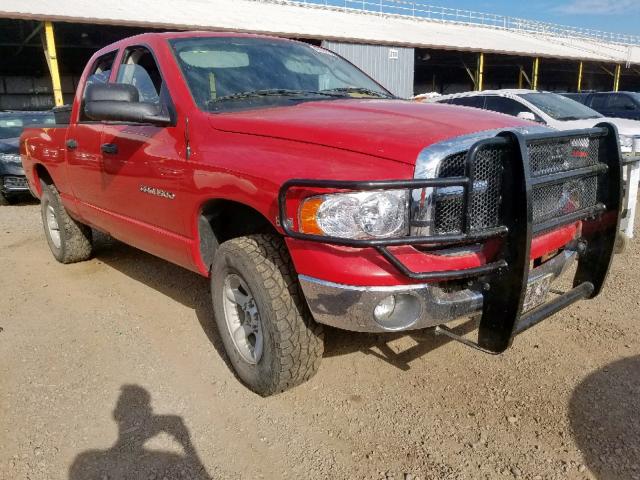 1D7HU18DX3S354773 - 2003 DODGE RAM 1500 S RED photo 1