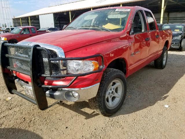 1D7HU18DX3S354773 - 2003 DODGE RAM 1500 S RED photo 2