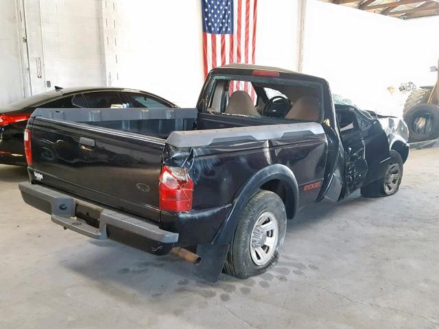 1FTYR14V01PB67858 - 2001 FORD RANGER SUP BLACK photo 4