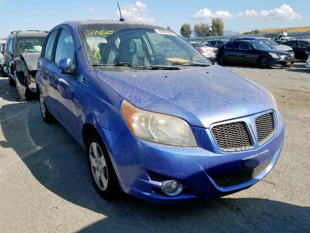 KL2TD66E89B655907 - 2009 PONTIAC G3 BLUE photo 1