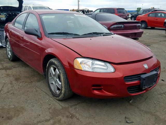 1B3EL46X73N569428 - 2003 DODGE STRATUS SE RED photo 1