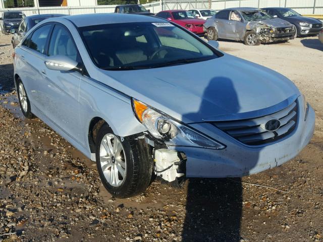 5NPEB4AC4EH895759 - 2014 HYUNDAI SONATA GLS SILVER photo 1