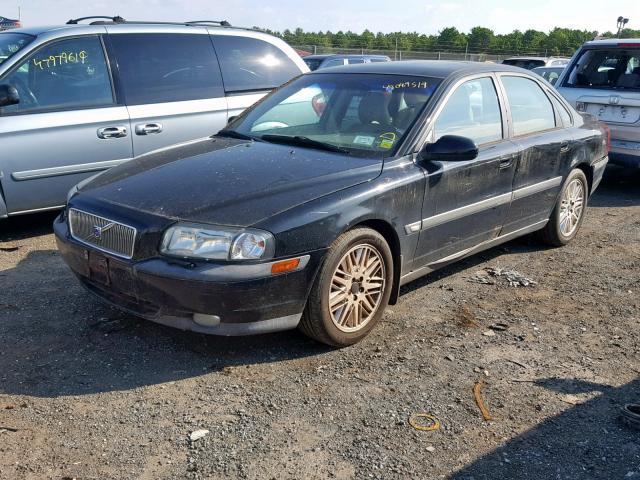 YV1TS90D811147882 - 2001 VOLVO S80 T6 BLACK photo 2