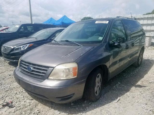 2FMZA51665BA63044 - 2005 FORD FREESTAR S GRAY photo 2