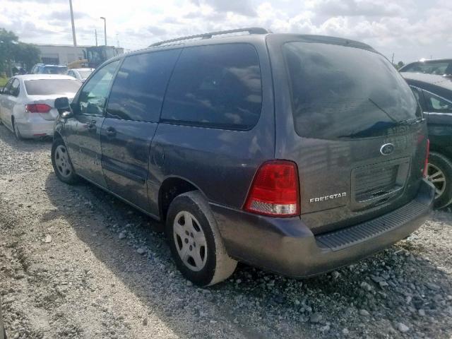 2FMZA51665BA63044 - 2005 FORD FREESTAR S GRAY photo 3