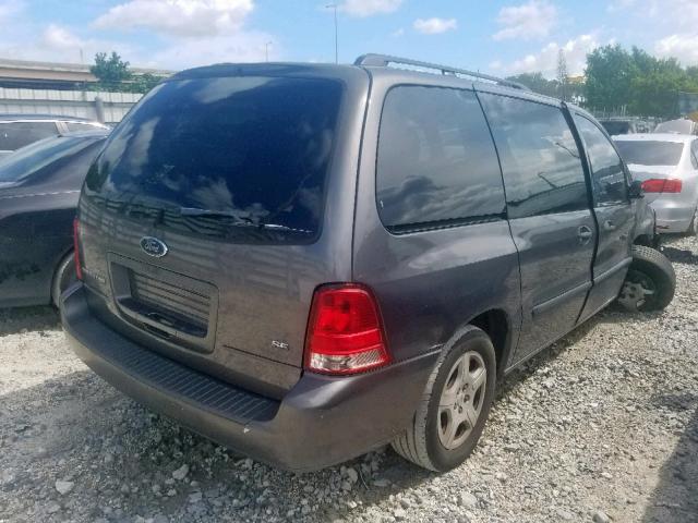 2FMZA51665BA63044 - 2005 FORD FREESTAR S GRAY photo 4