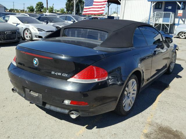 WBAEK73495B261174 - 2005 BMW 645 CI AUT BLACK photo 4