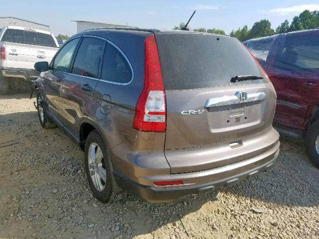 5J6RE3H75BL059343 - 2011 HONDA CR-V EXL GRAY photo 3