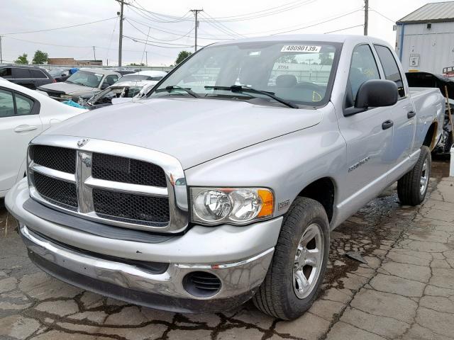 1D7HA18D05J546351 - 2005 DODGE RAM 1500 S SILVER photo 2