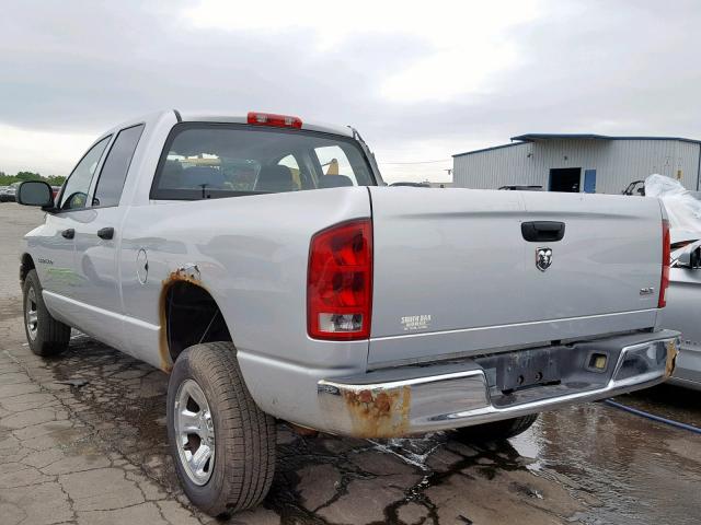 1D7HA18D05J546351 - 2005 DODGE RAM 1500 S SILVER photo 3