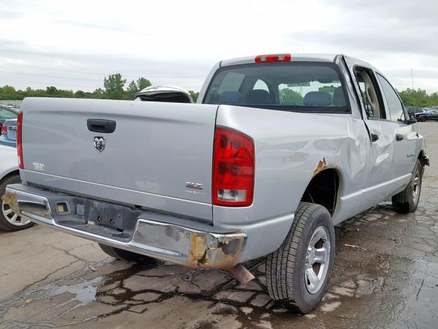 1D7HA18D05J546351 - 2005 DODGE RAM 1500 S SILVER photo 4