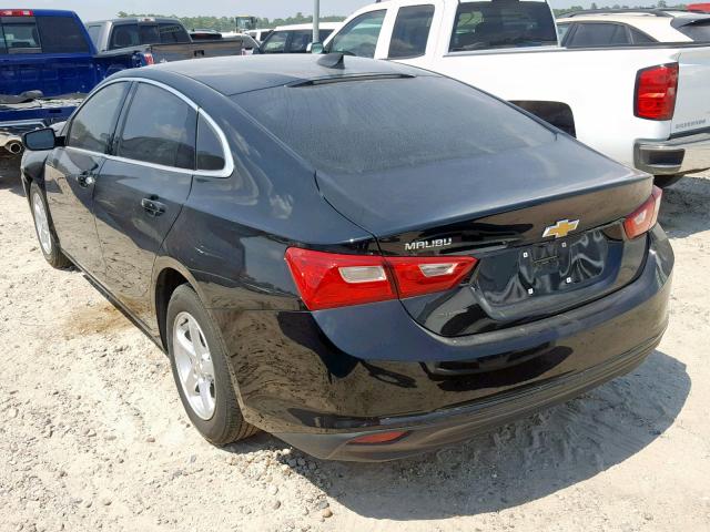 1G1ZB5ST4JF223378 - 2018 CHEVROLET MALIBU LS BLACK photo 3