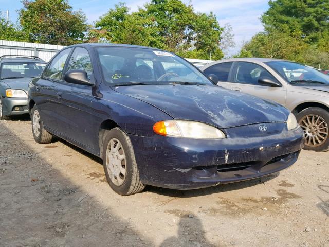 KMHJF24M9WU716114 - 1998 HYUNDAI ELANTRA BLUE photo 1