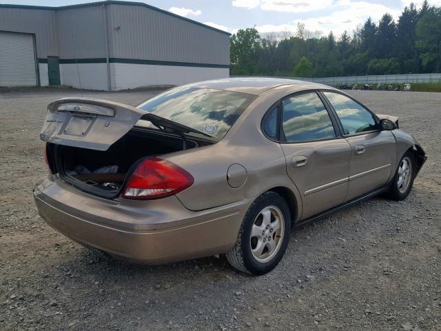 1FAFP55214G153096 - 2004 FORD TAURUS SES TAN photo 4