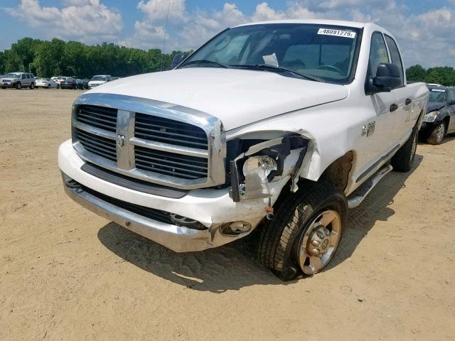 1D7KS28C87J509552 - 2007 DODGE RAM 2500 S WHITE photo 2