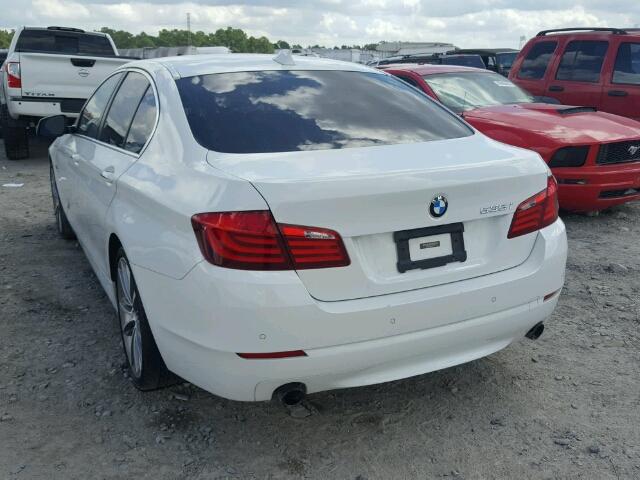 WBAFR7C54DC826707 - 2013 BMW 535 I WHITE photo 3