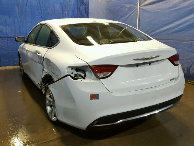 1C3CCCAB1FN692162 - 2015 CHRYSLER 200 LIMITE WHITE photo 3