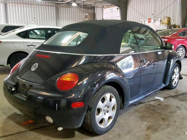 3VWCK21Y13M302645 - 2003 VOLKSWAGEN NEW BEETLE შავი ფოტო 4