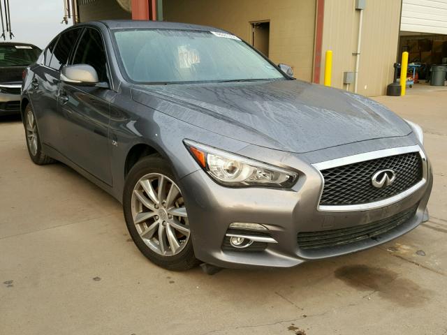 JN1CV7AR3GM252819 - 2016 INFINITI Q50 BASE GRAY photo 1