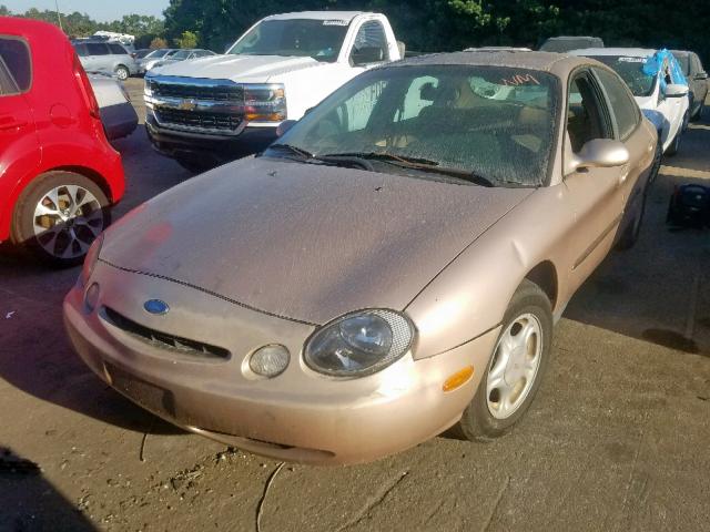 1FALP52U7VA120410 - 1997 FORD TAURUS GL BROWN photo 2