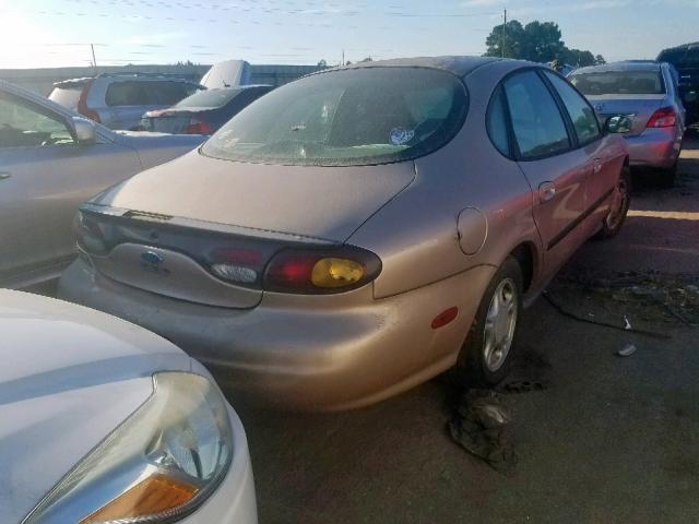 1FALP52U7VA120410 - 1997 FORD TAURUS GL BROWN photo 4