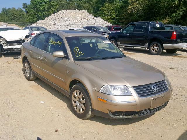 WVWPD63B81P128580 - 2001 VOLKSWAGEN PASSAT GLS TAN photo 1