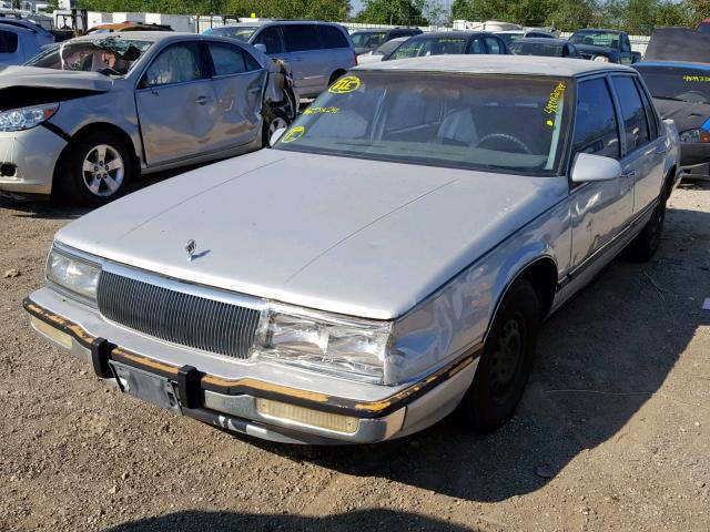 1G4HP54C1LH516241 - 1990 BUICK LESABRE CU SILVER photo 2