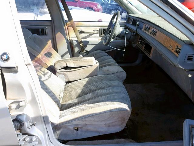 1G4HP54C1LH516241 - 1990 BUICK LESABRE CU SILVER photo 5