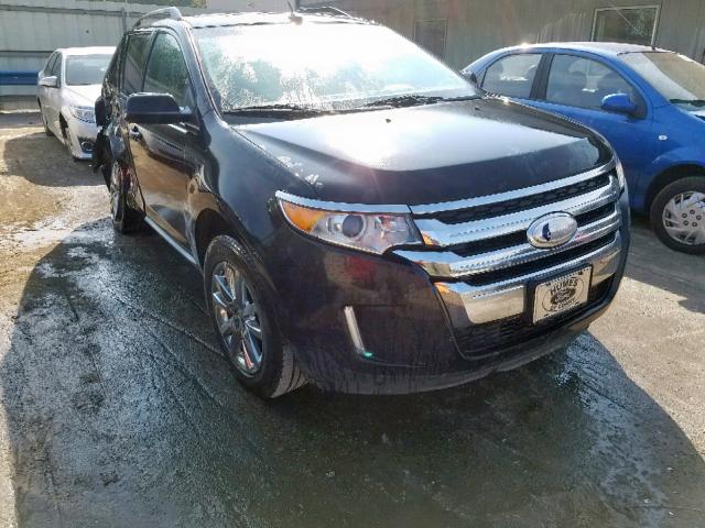 2FMDK4JC5DBA88510 - 2013 FORD EDGE SEL BLACK photo 1