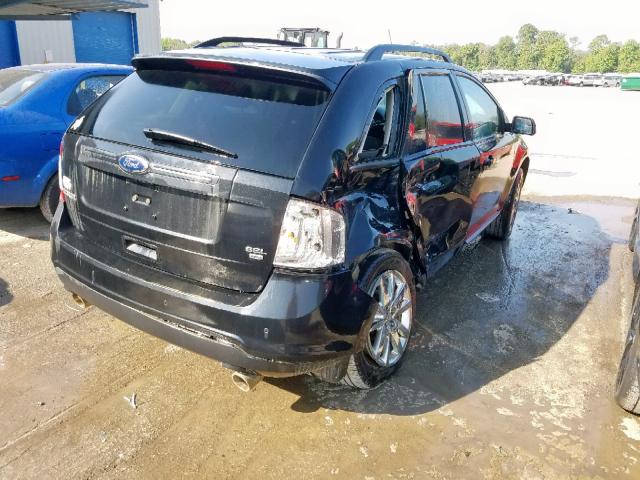 2FMDK4JC5DBA88510 - 2013 FORD EDGE SEL BLACK photo 4